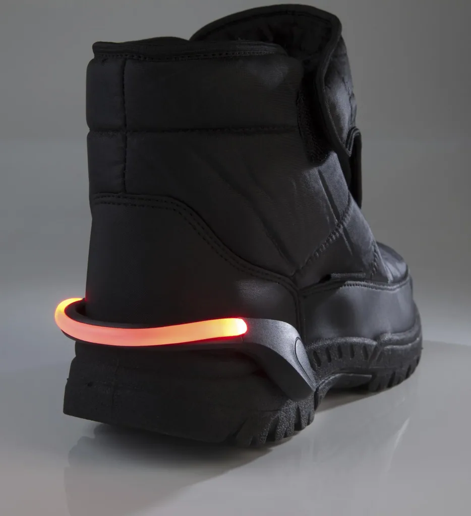 Leuchtclips für Schuhe im Doppelpack, Sichtbarkeit bei Dunkelheit