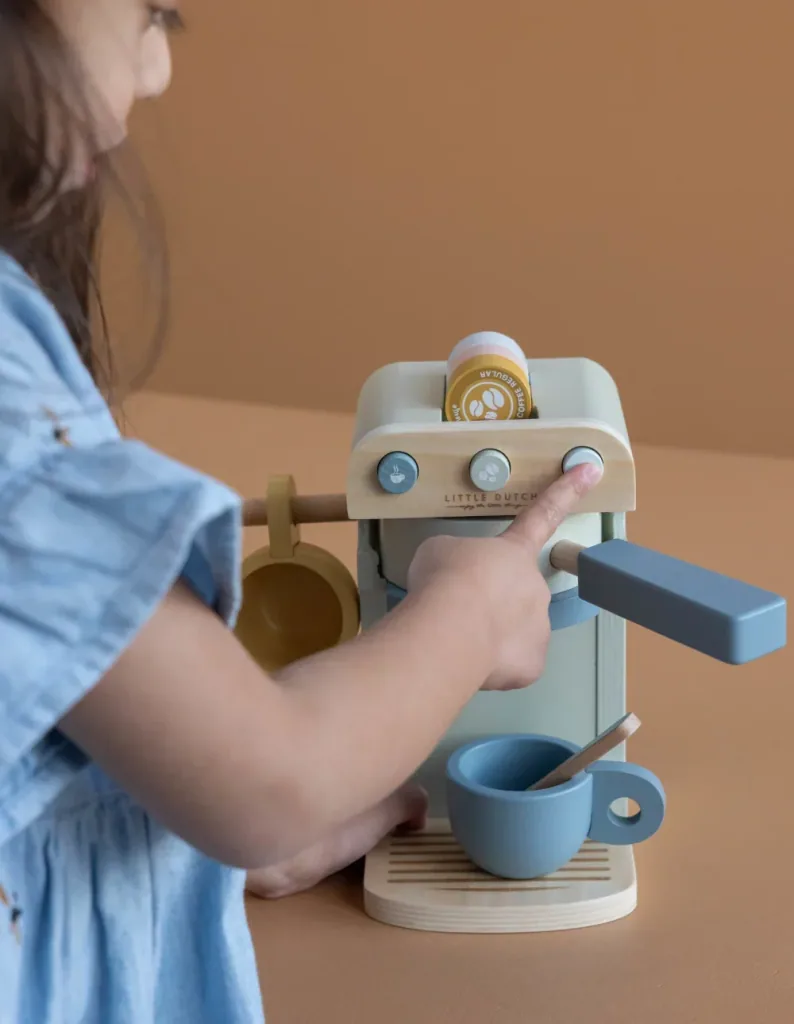 Little Dutch Holz Spielküche Zubehör Kaffeemaschine