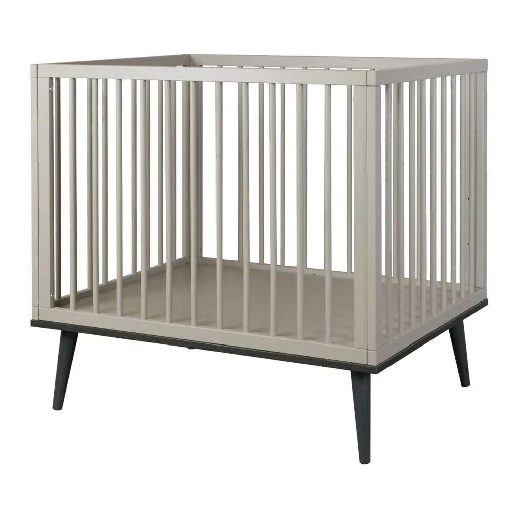 Quax Babybett Laufgitter - Flow, Farbe: Stein
