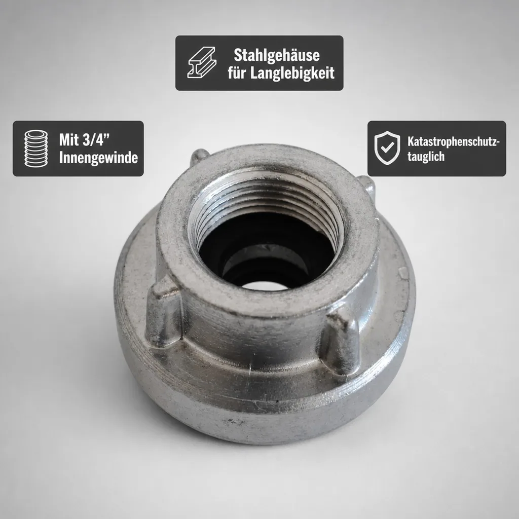 Storz System D Kupplung mit 3/4" IG
