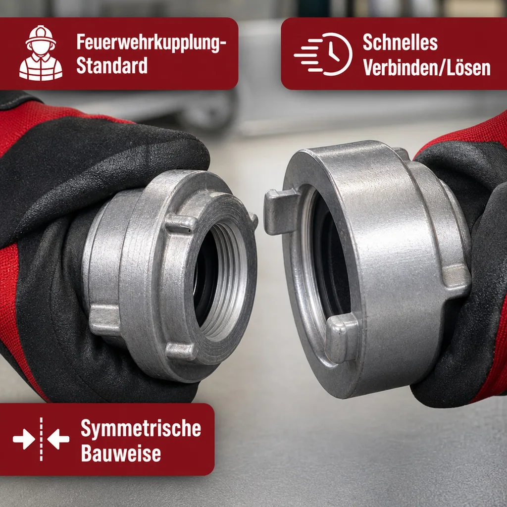 Storz System D Kupplung mit 3/4" IG