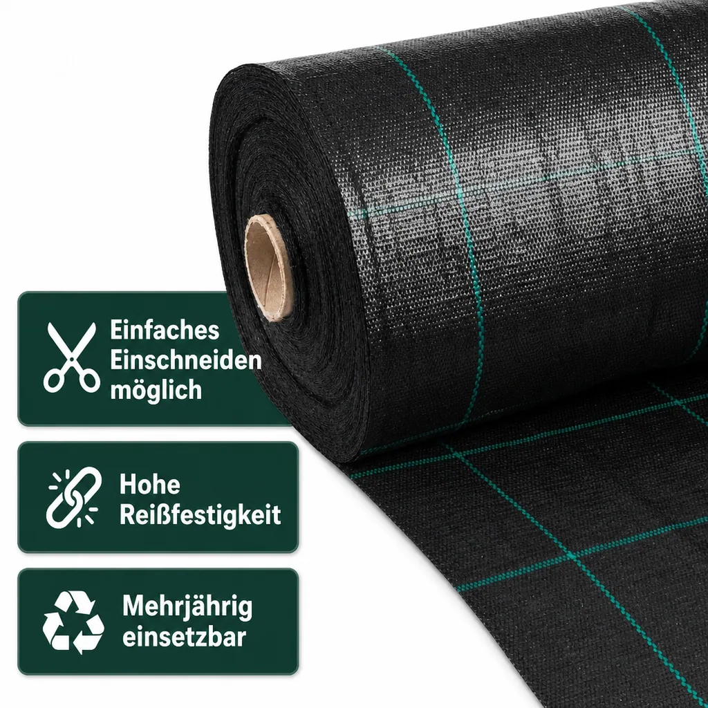 Bodengewebe Abdeckvlies 3 Meter x 100 Meter