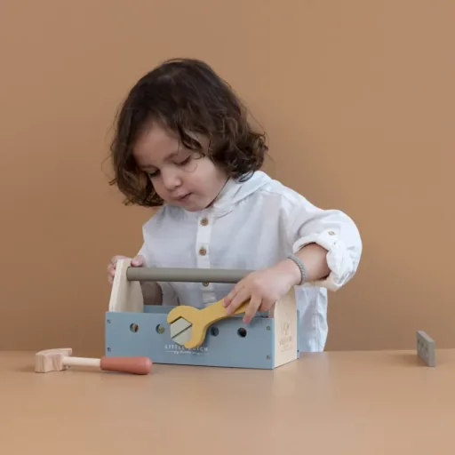 Little Dutch Holzspielzeug Kinder Werkzeugkasten