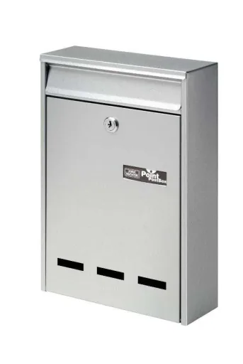 Briefkasten Stahl-lackiert Pocket 5871 Si silber