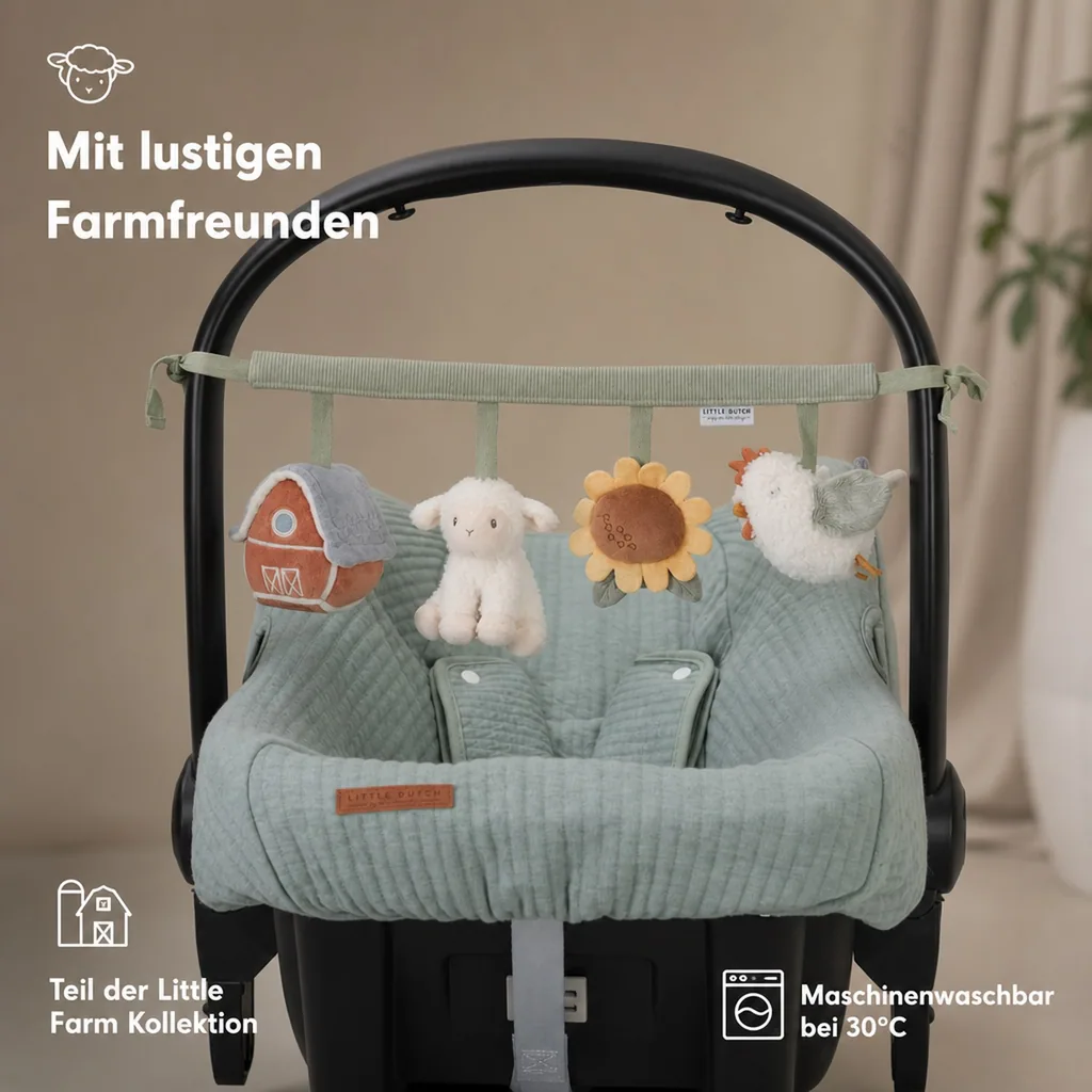 Little Dutch Kinderwagenkette Little Farm, 14x35x8
