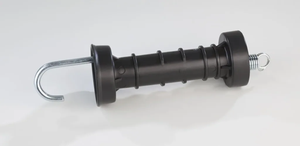 Torgriff mit Haken, schwarz, 3 Stück
