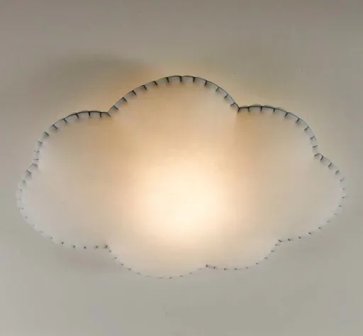 Buokids Deckenlampe Nube klein, Farbe der Naht: grau