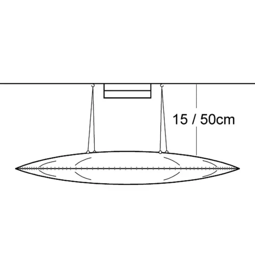 Buokids Deckenlampe Nube klein, Farbe der Naht: grau