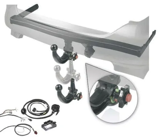 Anhängerkupplungs-Kit-Ford Fiesta ab 02/13-06/17