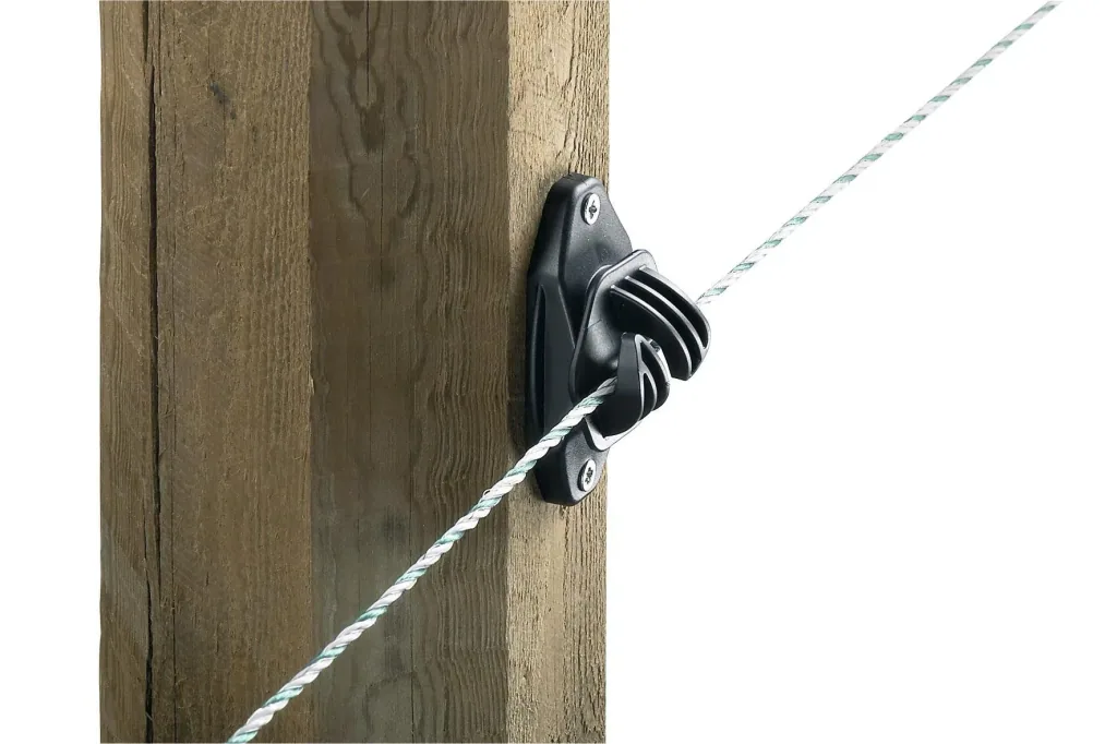 Seilisolator "Euro Cord", Farbe schwarz, 10 Stück im Beutel
