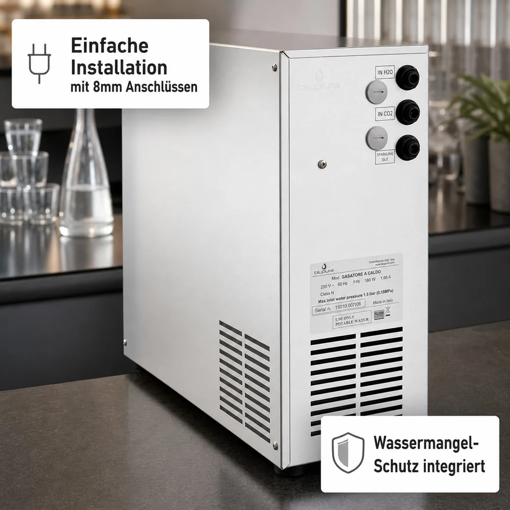 Wassersprudler, Wasserspender, Warmkarbonator - Blupura