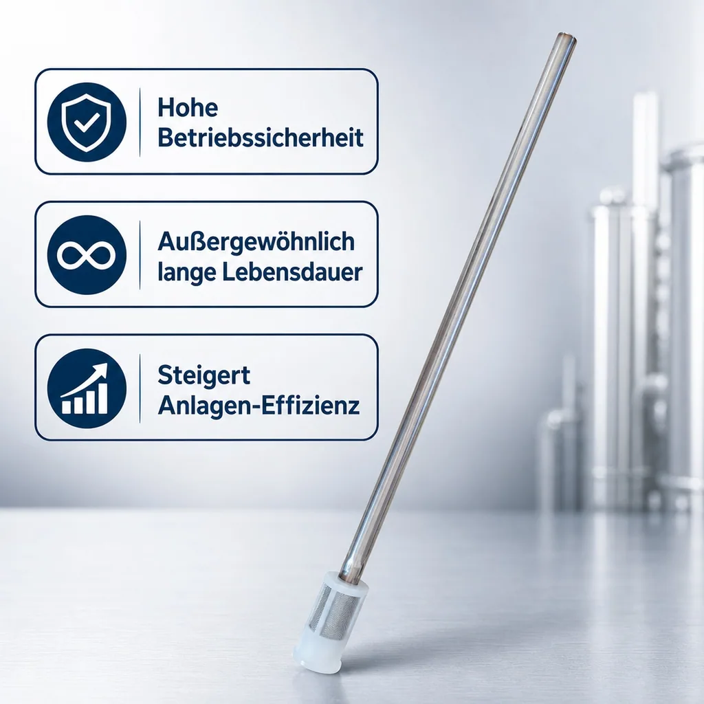 Steigrohr mit Filter,  Ansaugrohr