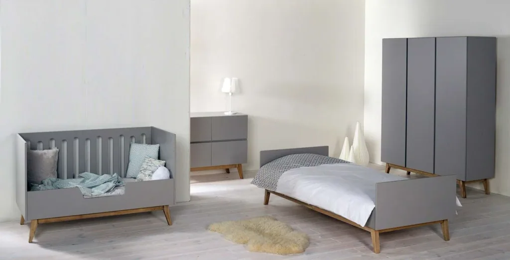 Quax Nachttisch Trendy grau, möchten Sie eine Schublade?: nein