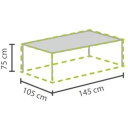 schutzhülle für gartentisch - max. 140 cm