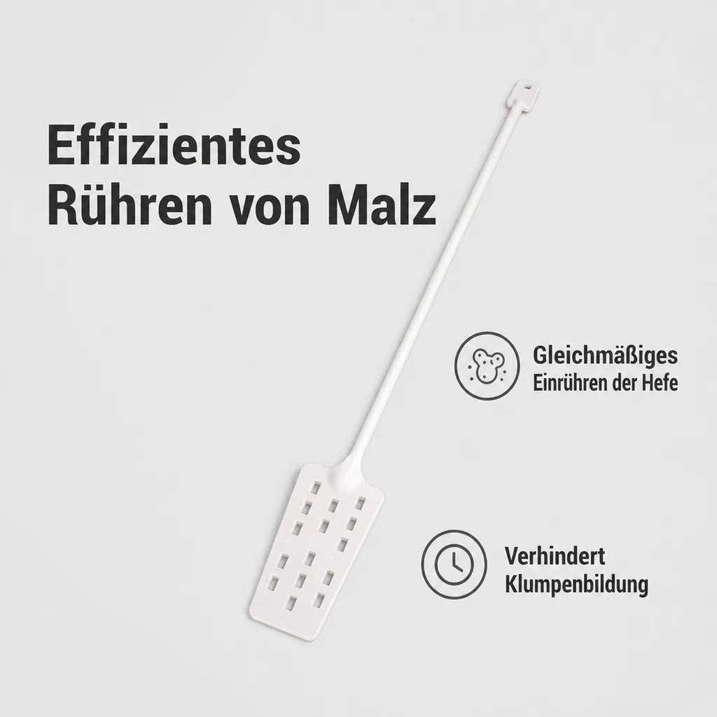 Rührspachtel, Bierlöffel - 45 cm, Kunststoff - Maischen & Hefeanstellen im Brauprozess