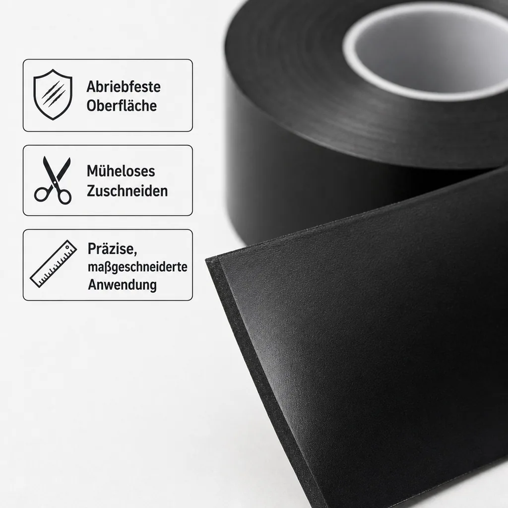 PVC-Tape zum Wickeln von Isolierungen, schwarz