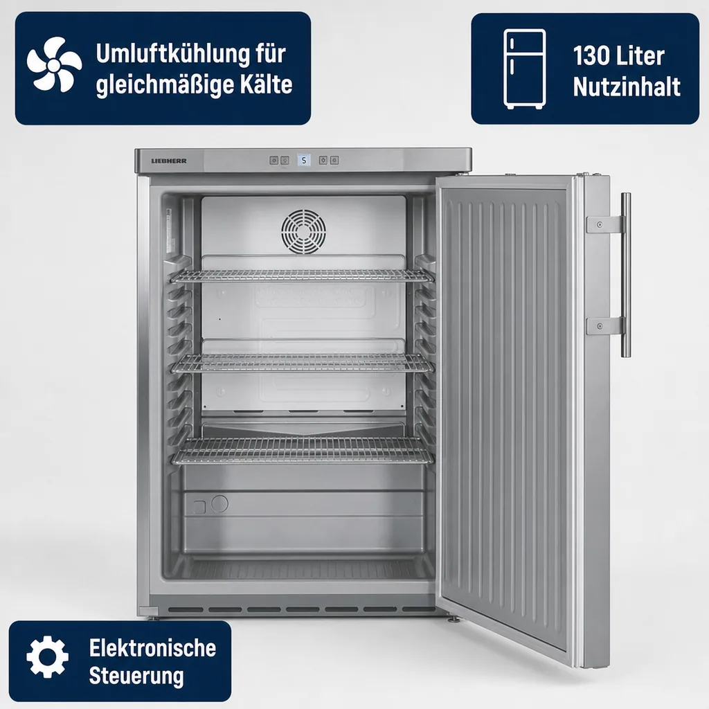 Kühlschrank Liebherr FKUv 1660 mit Umluftkühlung
