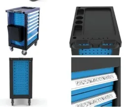 Werkstattwagen Premium PLUS GWSPP 07 mit 7 Schubladen und Rollfunktion