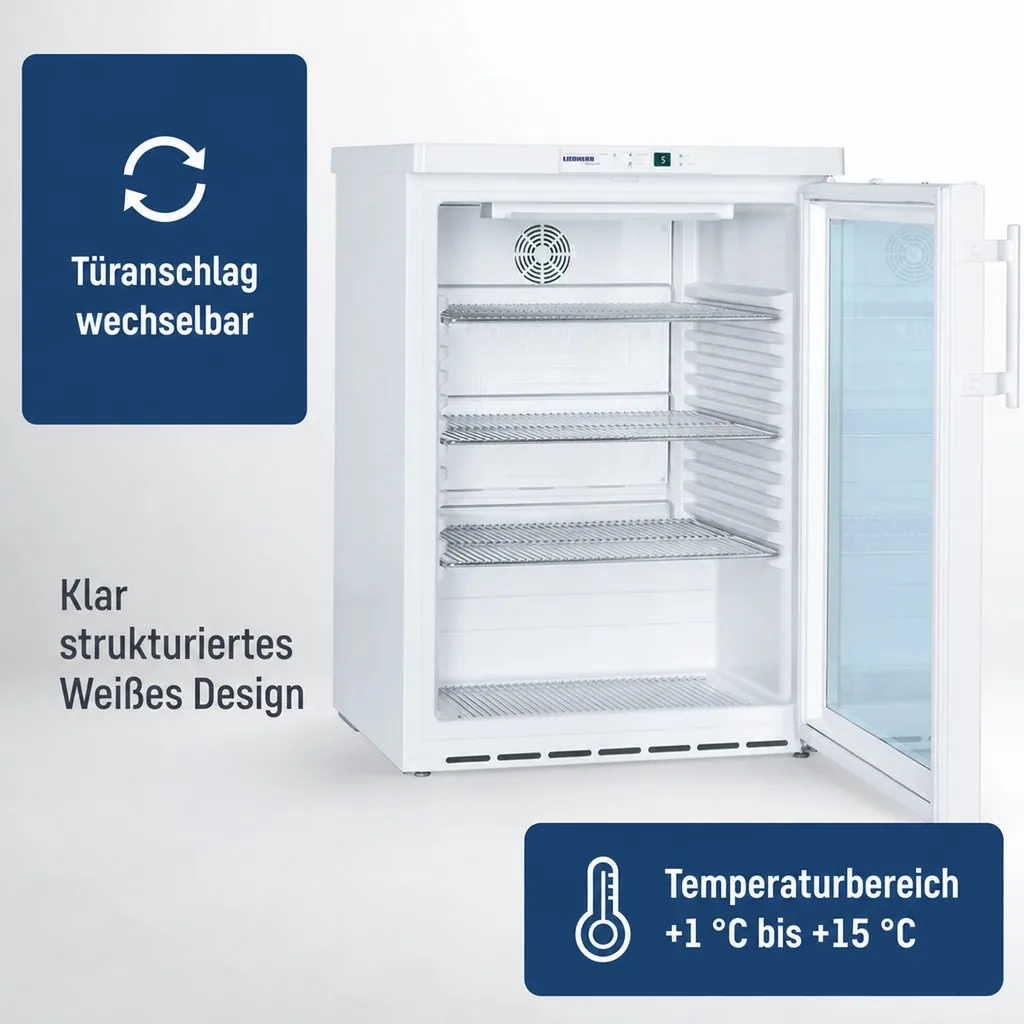 Kühlschrank Liebherr FKUv 1613 weiß, mit Umluftkühlung