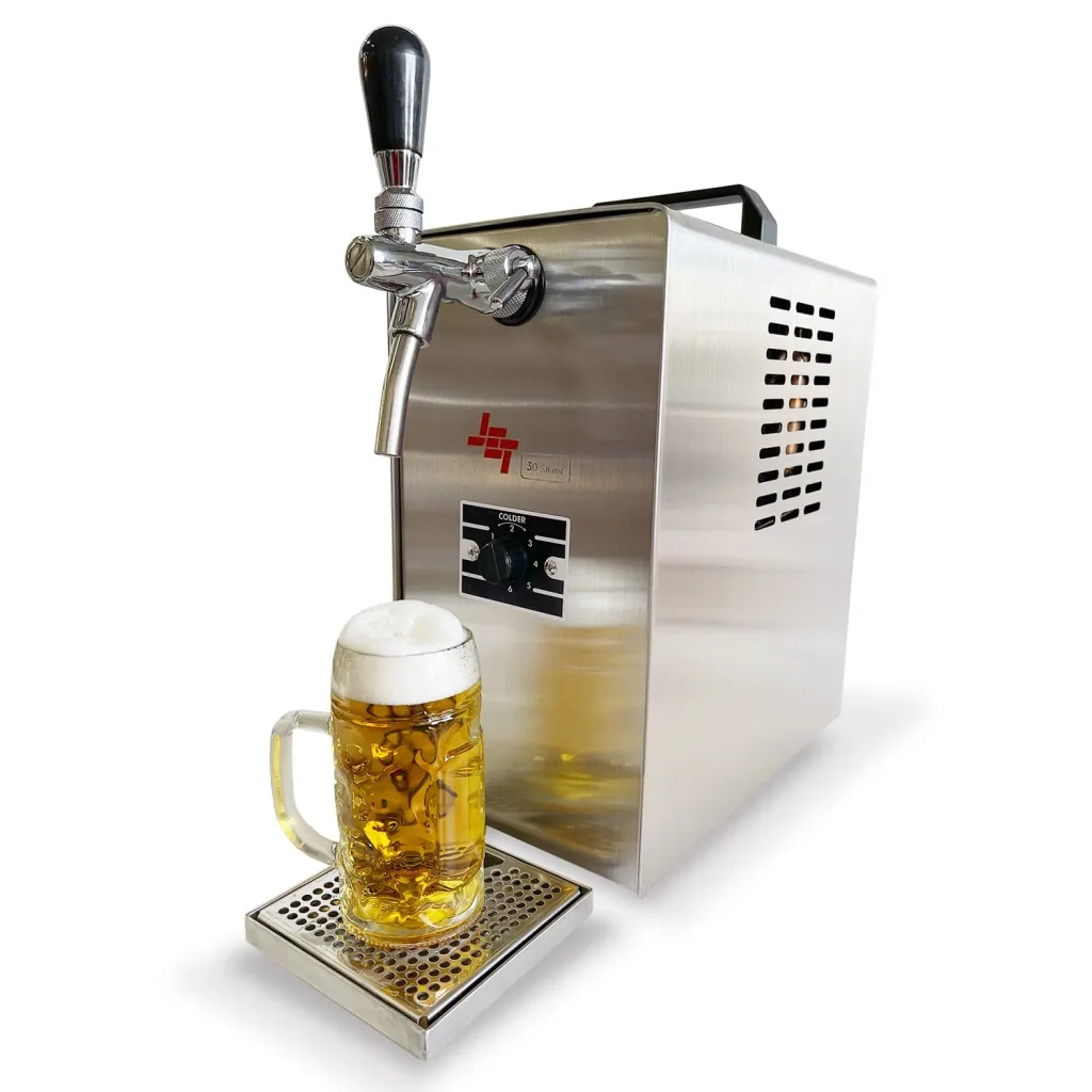 Zapfanlage, Bierzapfanlage - JET 30 Bierzapfanlage 1-leitig Trockenkühlgerät, bis zu 40 Liter/h