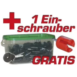 Ring-Isolator M. Doorl. Stützkübel 100 Stück inkl. Einschrauben