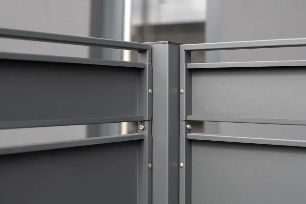 Mülltonnenverkleidung Planum 5er Box, 150 cm, antharzit