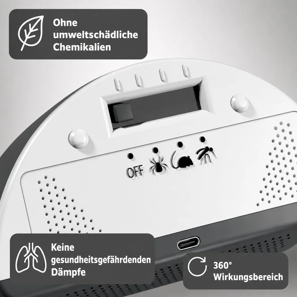 Ultraschall-Schädlingsvertreiber "Pest Shield"