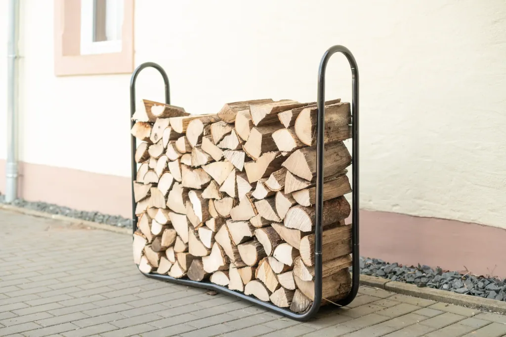 Kaminholzregal 122 cm, Traglast 272 kg
