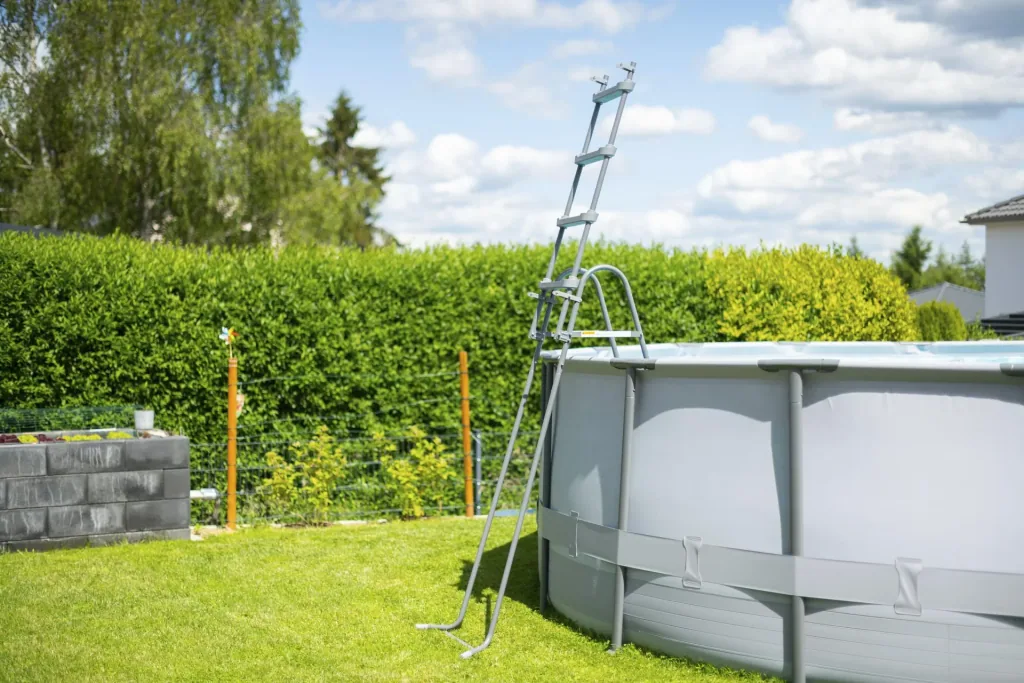 Summer Waves Elite Frame Pool Ø549 x 132 cm anthrazit