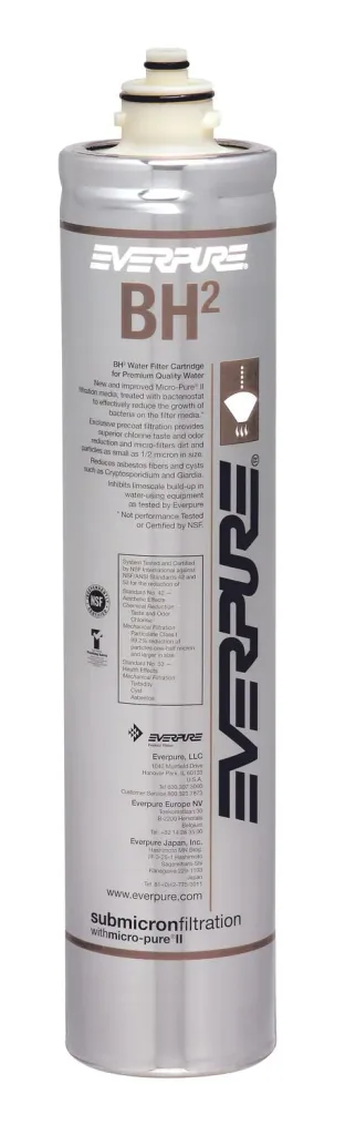 Wasserfilter, Filterpatrone - EVERPURE BH2 für Premiumwasser, Heißgetränkeautomaten, Kaffeemaschinen