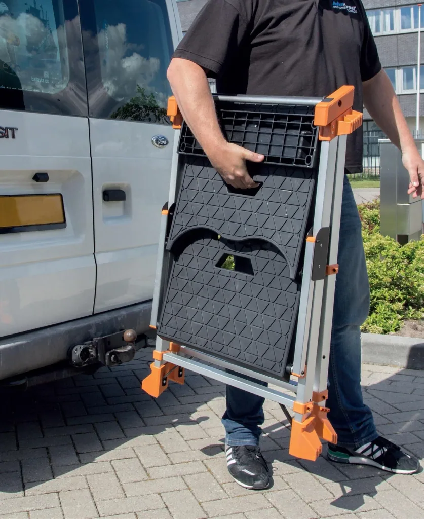 Tranformer Werkbank und Trittleite