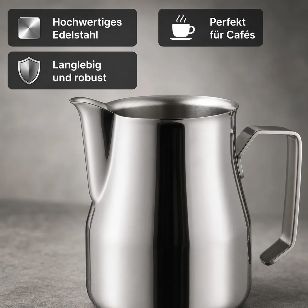 Milchkännchen, Edelstahl, 0,35 L