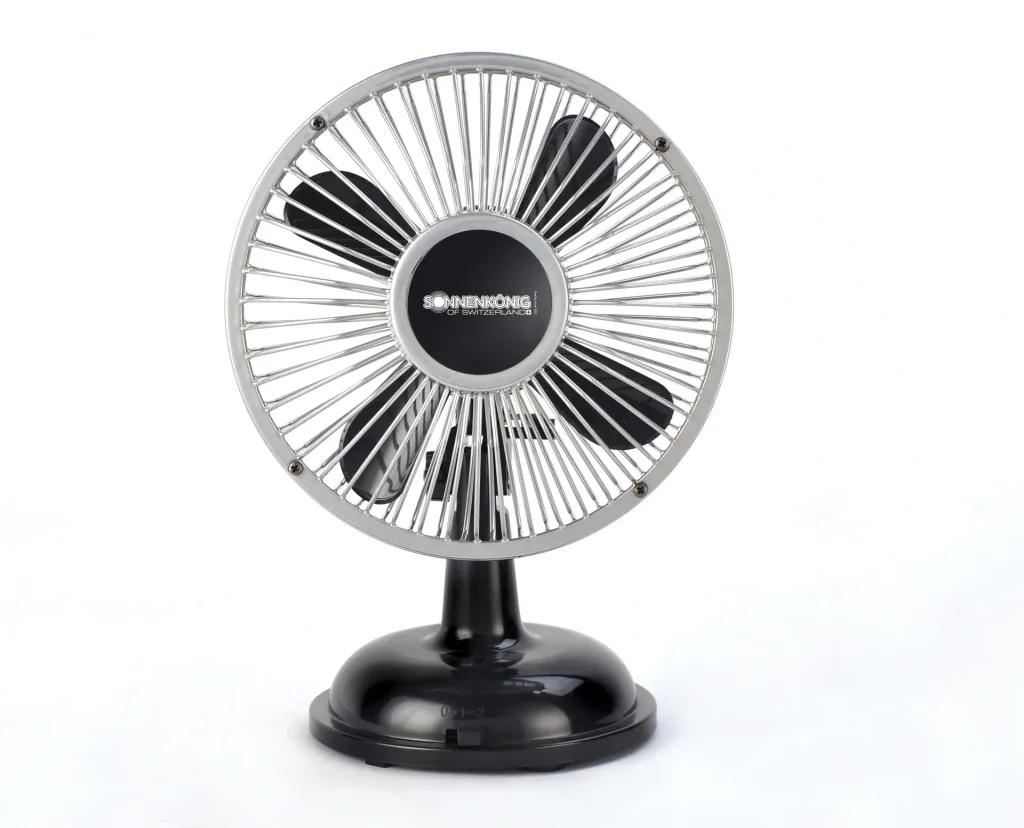 Tischventilator Retro Fan schwarz