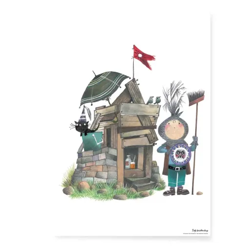 Kek Amsterdam Kinderposter kleiner Ritter