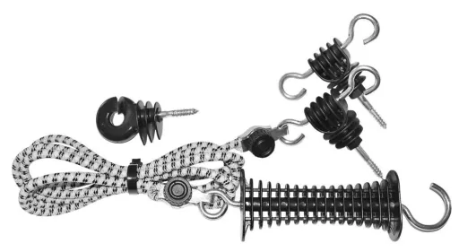 Gummi Elektroseil 25m, 7 mm, 3 x 0,30mm Niro