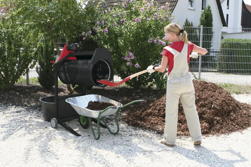 Gartenrollsieb RS 400, 230 V, 0,36 kW