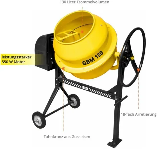 Betonmischer "GBM 130", 550 Watt
