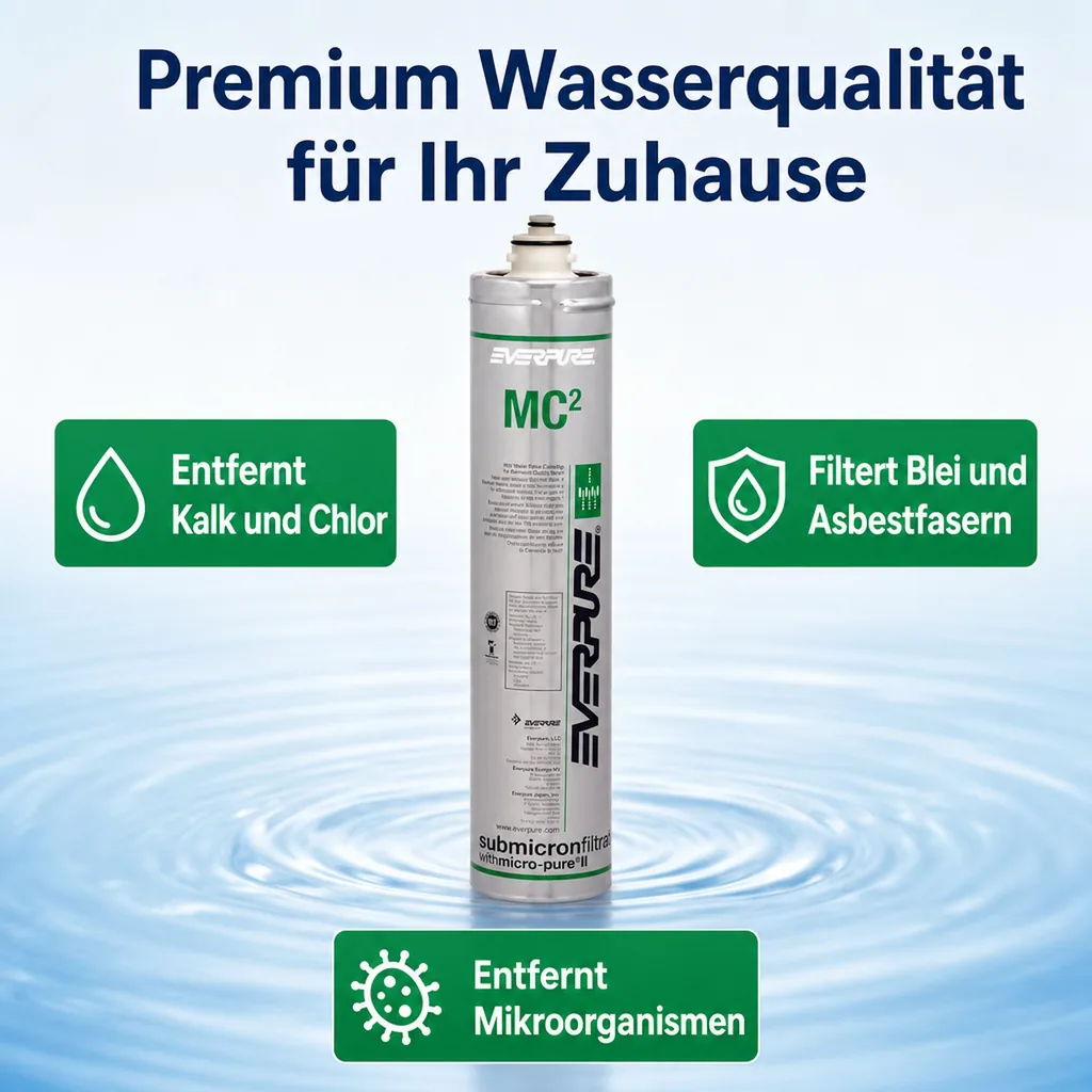 Wasserfilter, Filterpatrone - EVERPURE MC2 für Premium Wasser, Kaltgetränke, Postmix