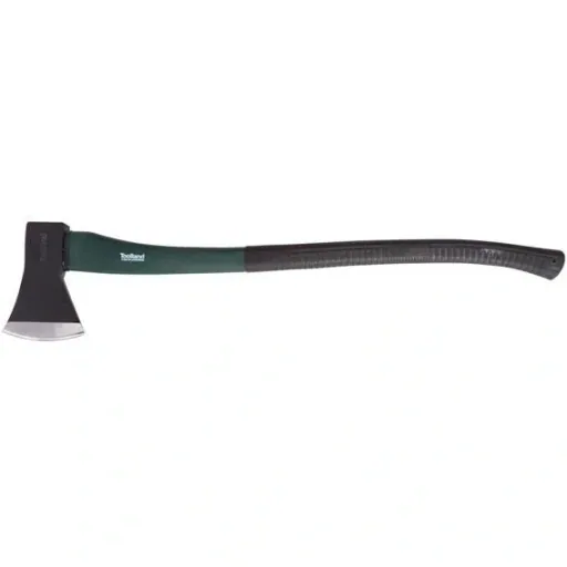 Große Axt mit Softgrip-Stiel - 90cm - 2 kg - schwarz/grün