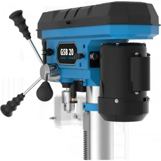 Säulenbohrmaschine Xtra Long GSB 20 mit Laser und Schräge 500W