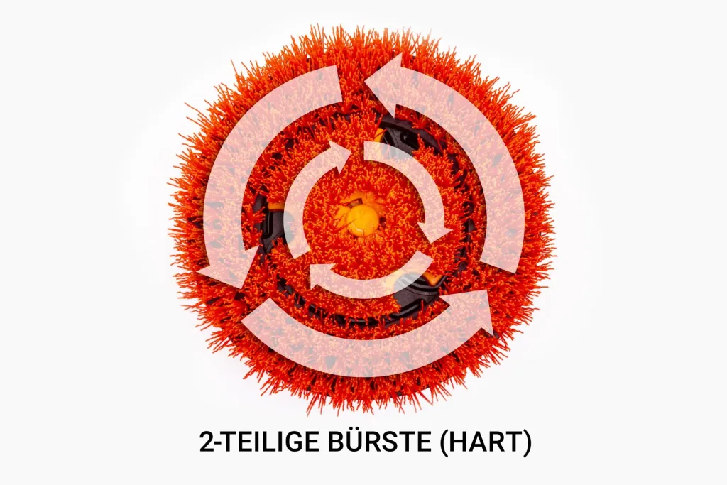 Bürste hart für Twin Brush