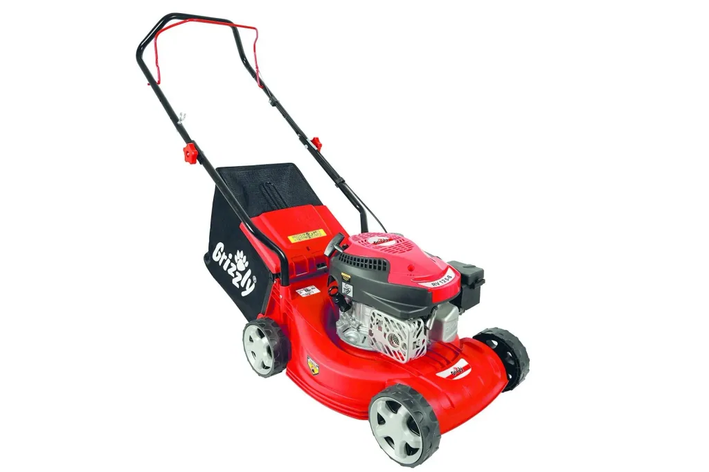 Benzin-Rasenmäher mit 40L-Auffangbehälter - 4-Takt - 2,6 PS - 40 cm Schnittbreite - 600m² - BRM 4013