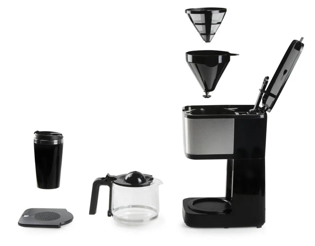 Kaffeeautomat 3in1 - Mit Timer/ Zeitvorwahl - ToGo-Becher 400 ml - Eiskaffee-Funktion