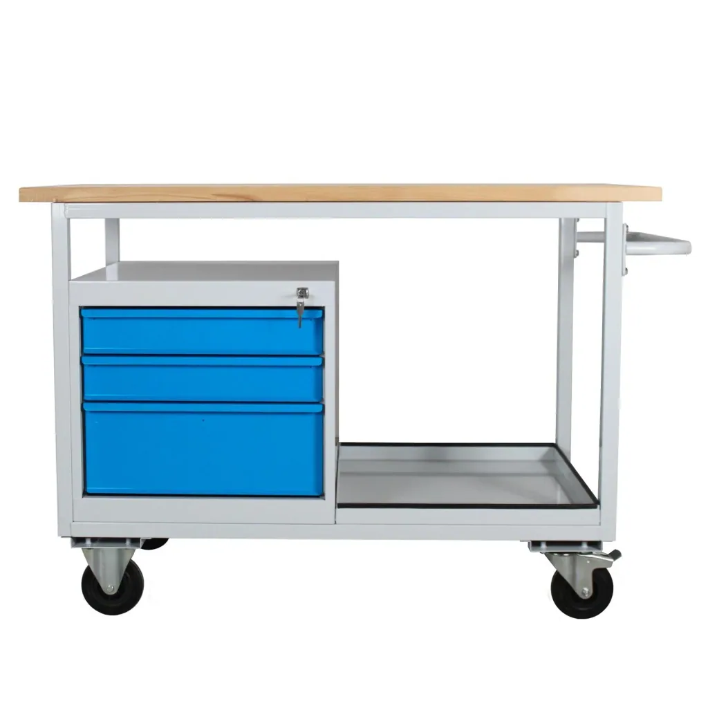 Mobile Werkbank "ECO" mit 3 Schubladen
