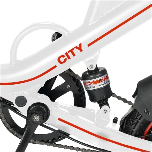 Unisex Mini E-Faltrad, 14 Zoll, schwarz, Didi City, Automatik