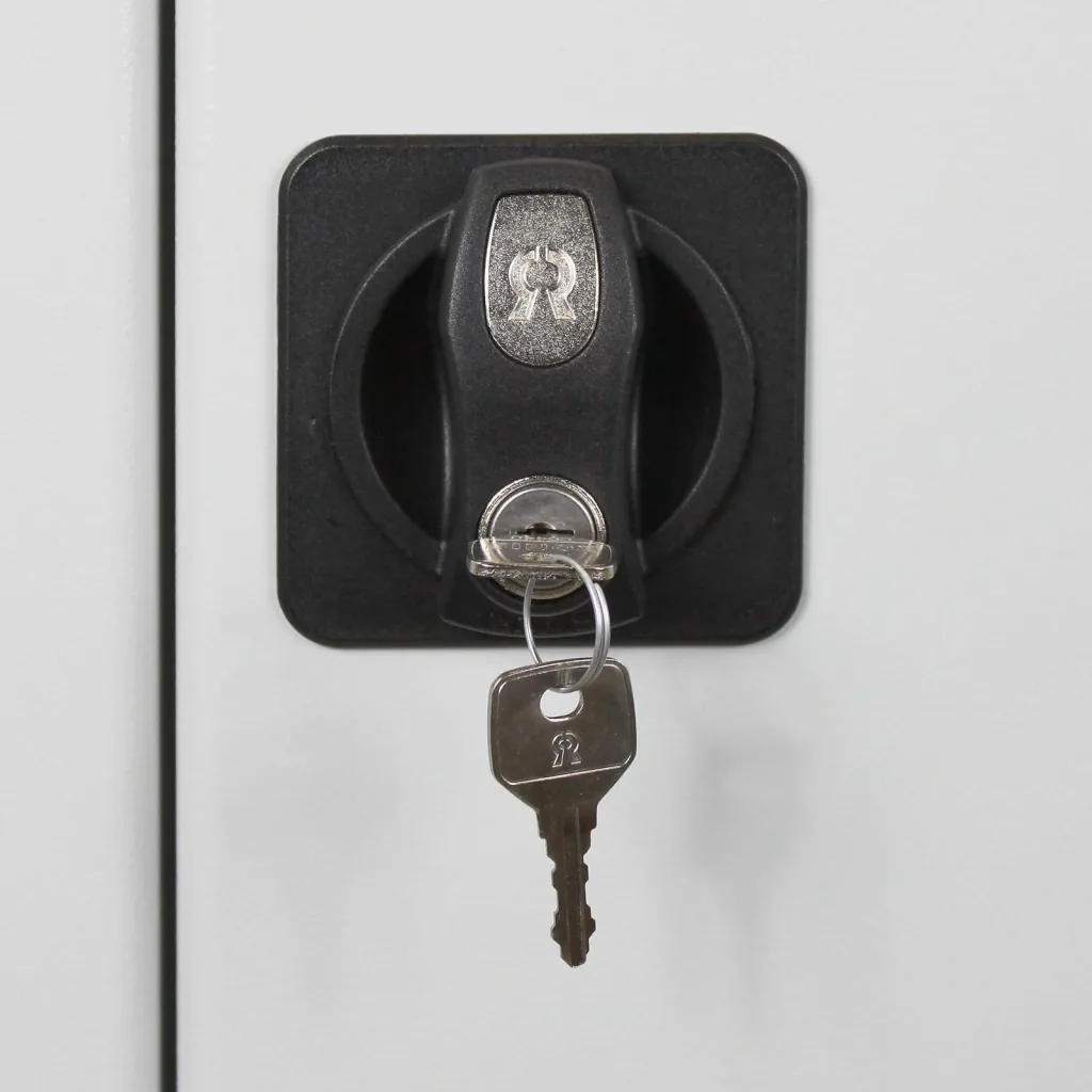 Werkzeugschrank mit 78 Sichtlagerkästen