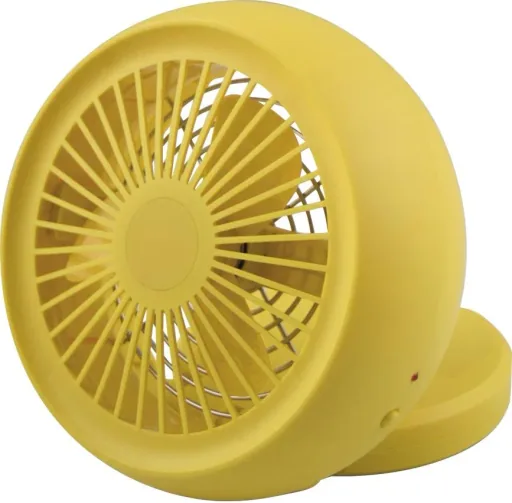 Dinky Tischventilator mit USB - gelb