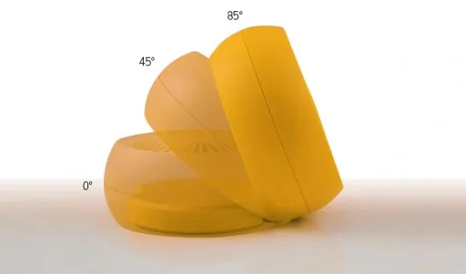 Dinky Tischventilator mit USB - gelb
