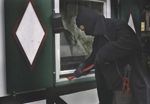 Fenstergriff, abschließbar, mit 2 Schlüsseln, Farbe weiß