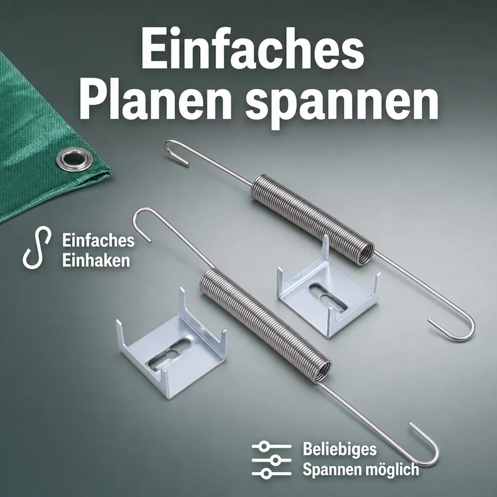 Befestigungsset 10-teilig für Abdeckplanen